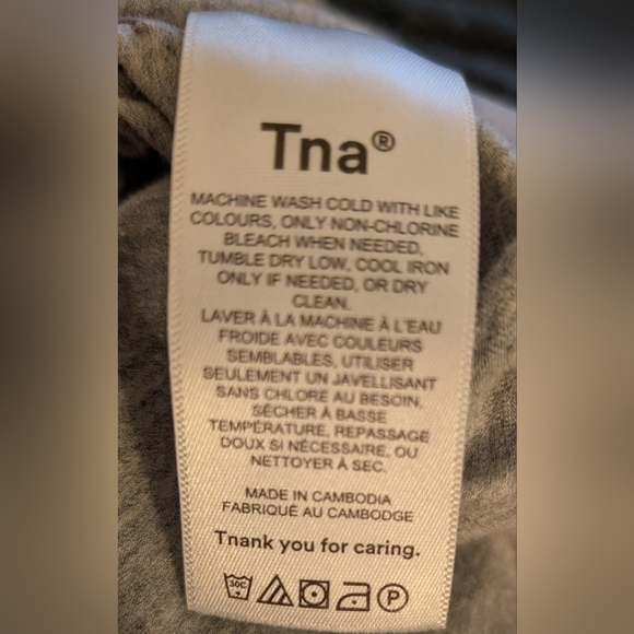 Aritzia TNA Chill Mini Dress - Grey - Picture 8 of 9